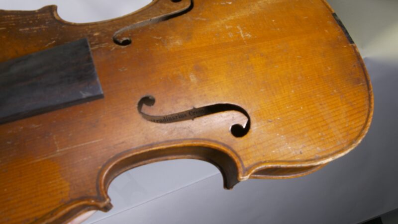 Antieke viool met Stradivarius Cremona label (decoratief/instrument, begin 20e eeuw) - Afbeelding 5