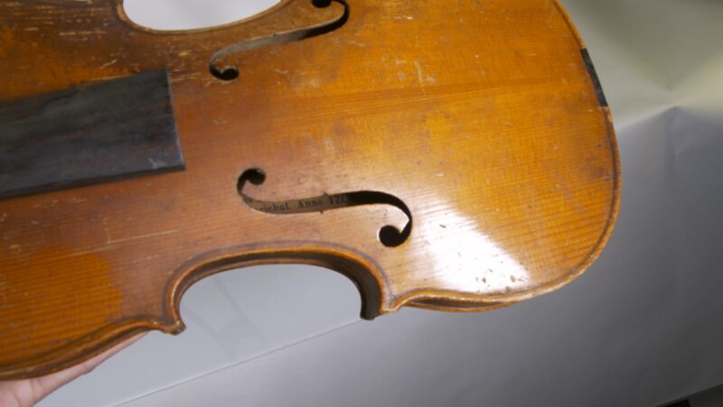Antieke viool met Stradivarius Cremona label (decoratief/instrument, begin 20e eeuw) - Afbeelding 6