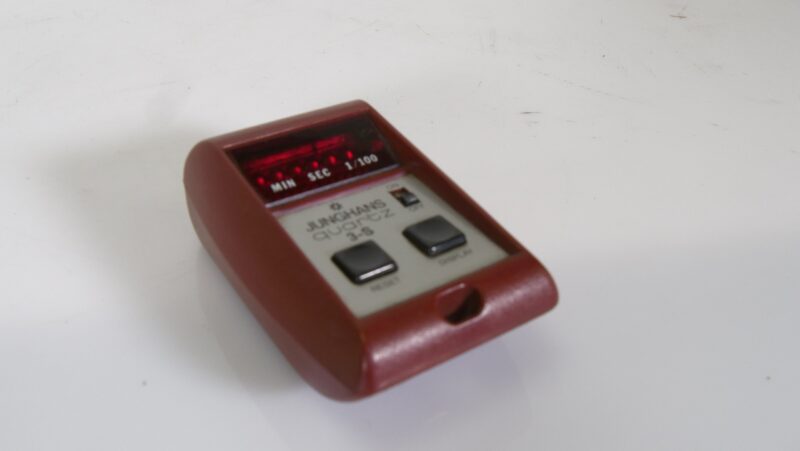 Junghans Quartz 3-S Elektronische Stopwatch (Vintage LED Timer, 1/100 Sec)