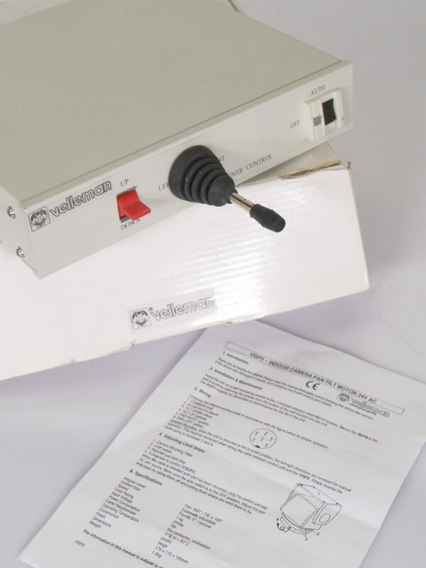 Velleman VISP2 Indoor Camera Pan-Tilt Motor Controller 24V AC – met handleiding en doos