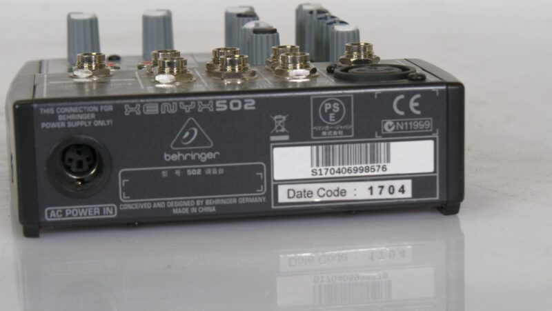 Behringer Xenyx 502 compacte 5-kanaals analoge mixer (niet getest, zonder voedingskabel) - Afbeelding 5