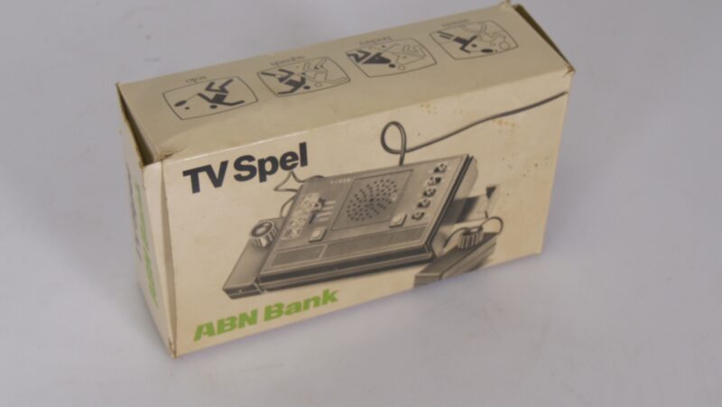 Vintage ABN Bank TV Spel Pong-console in doos (niet getest) - Afbeelding 2