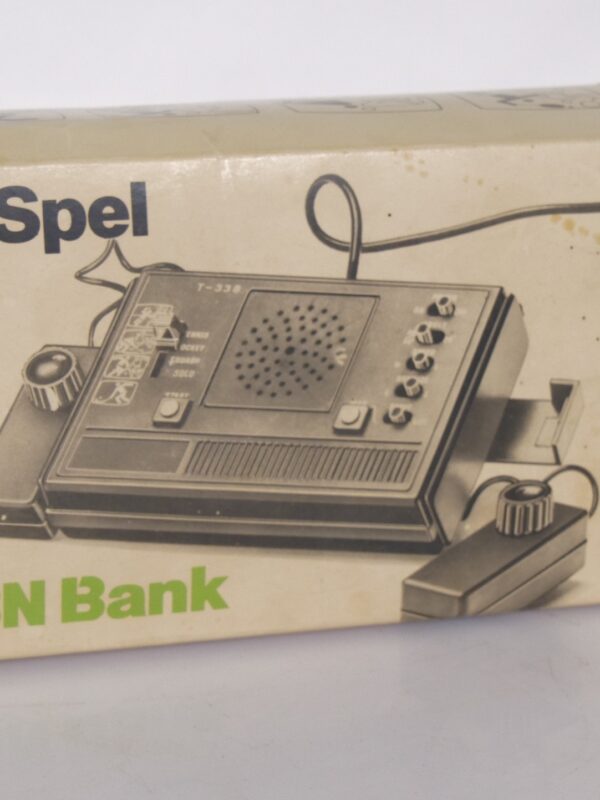 Vintage ABN Bank TV Spel Pong-console in doos (niet getest)