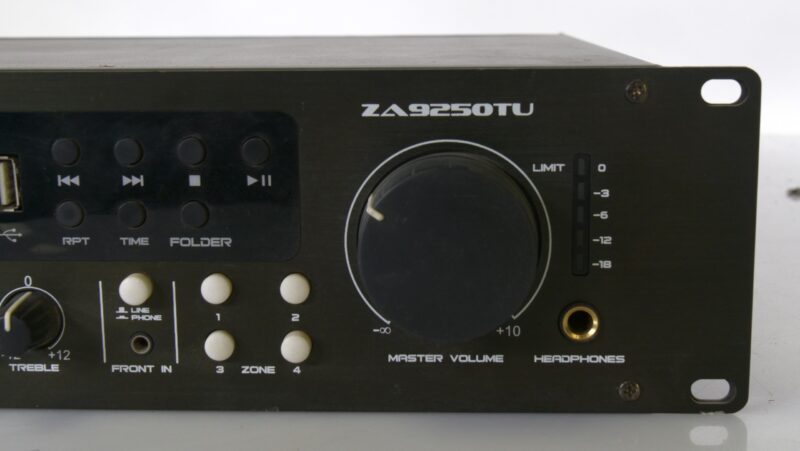 DAP Audio ZA-9250TU 250W 4-Zone Mixer Versterker met USB/FM/MP3 - Afbeelding 5