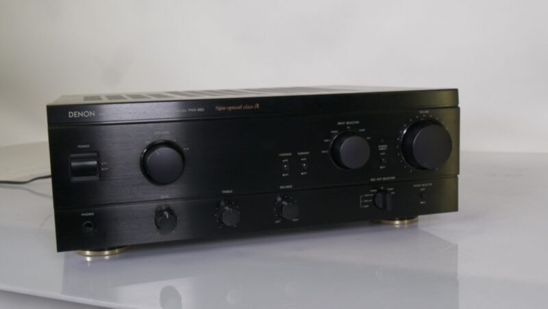 Denon PMA-860 geïntegreerde stereoversterker – New Optical Class A (Japan, 1990)