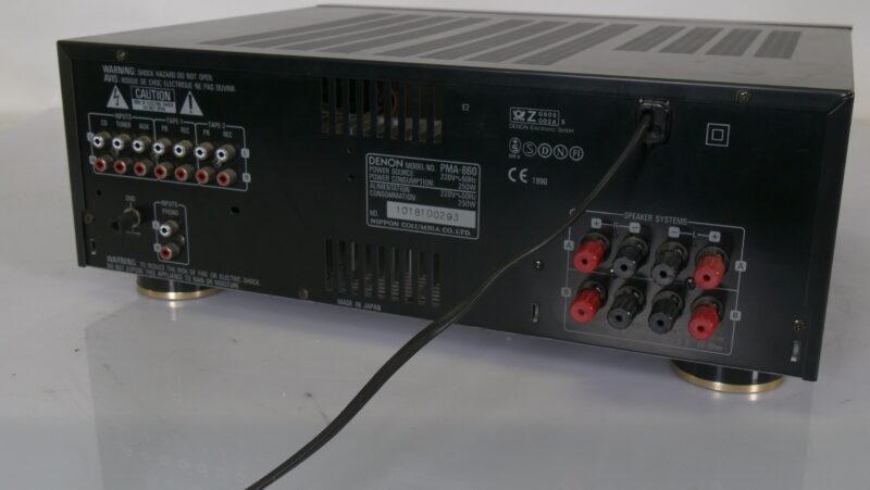 Denon PMA-860 geïntegreerde stereoversterker – New Optical Class A (Japan, 1990) - Afbeelding 7