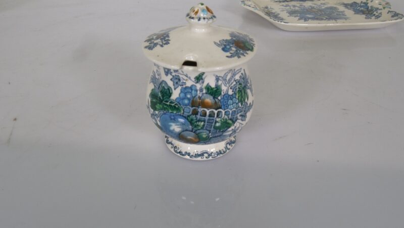 Mason’s Patent Ironstone “Fruit Basket” roomstel – Engeland, ca. 1950–1960 - Afbeelding 7