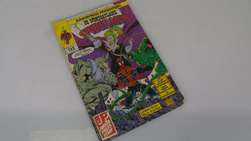 Set van 18 Junior Press “De Spectaculaire Spiderman” strips (Nederlandstalig, jaren ’80–’90) - Afbeelding 15