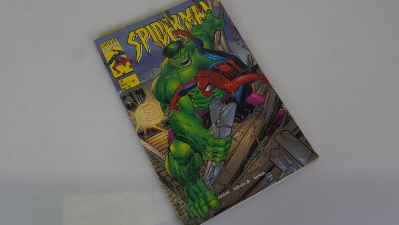 Set van 18 Junior Press “De Spectaculaire Spiderman” strips (Nederlandstalig, jaren ’80–’90) - Afbeelding 14