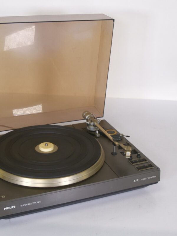 Philips 877 Direct Control draaitafel – Super Electronic (voor onderdelen of reparatie)