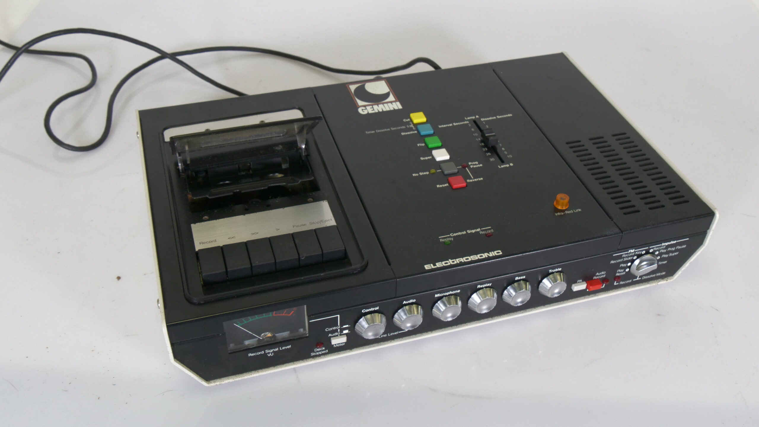 Gemini Electrosonic Recorder met Koffer & Handleiding - Afbeelding 2