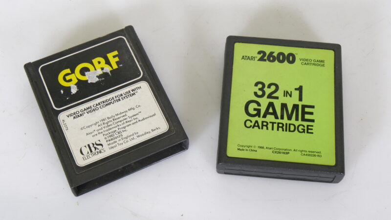 Atari 2600 Cartridges – Gorf & 32-in-1 Games (werkend) - Afbeelding 2