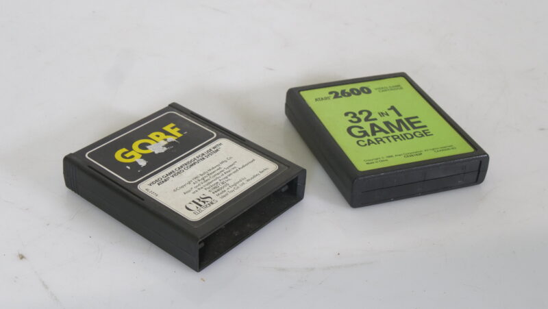 Atari 2600 Cartridges – Gorf & 32-in-1 Games (werkend)