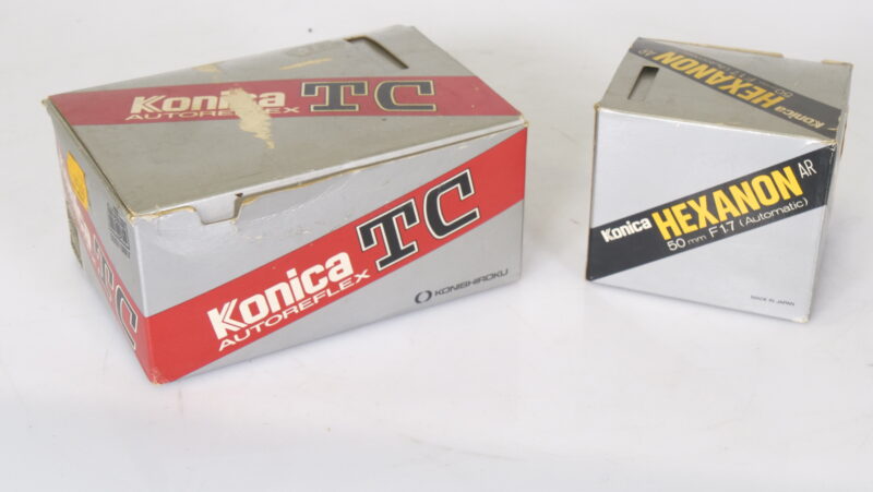 Konica Autoreflex TC met Hexanon AR 50mm F1.7 + dozen - Afbeelding 2