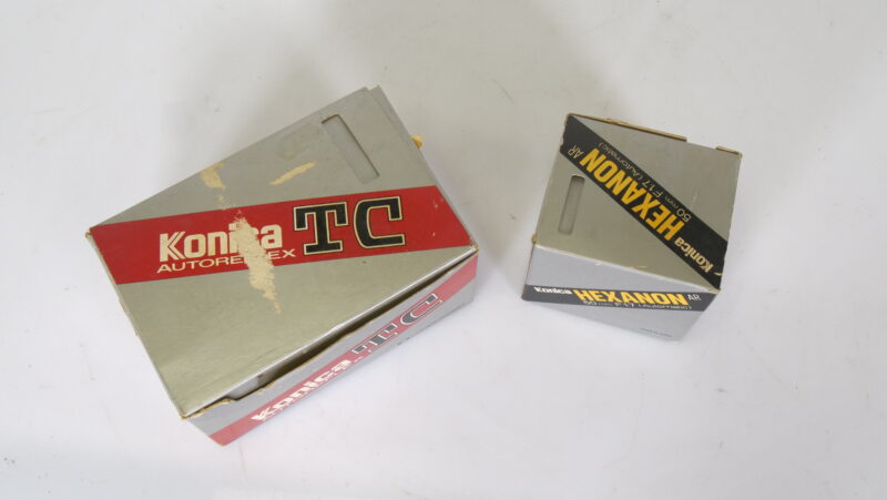 Konica Autoreflex TC met Hexanon AR 50mm F1.7 + dozen - Afbeelding 3