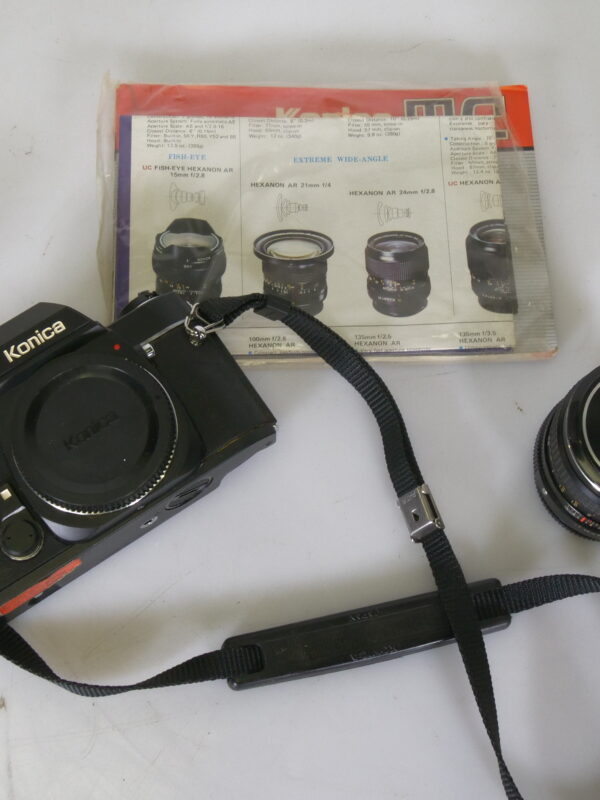 Konica Autoreflex TC met Hexanon AR 50mm F1.7 + dozen