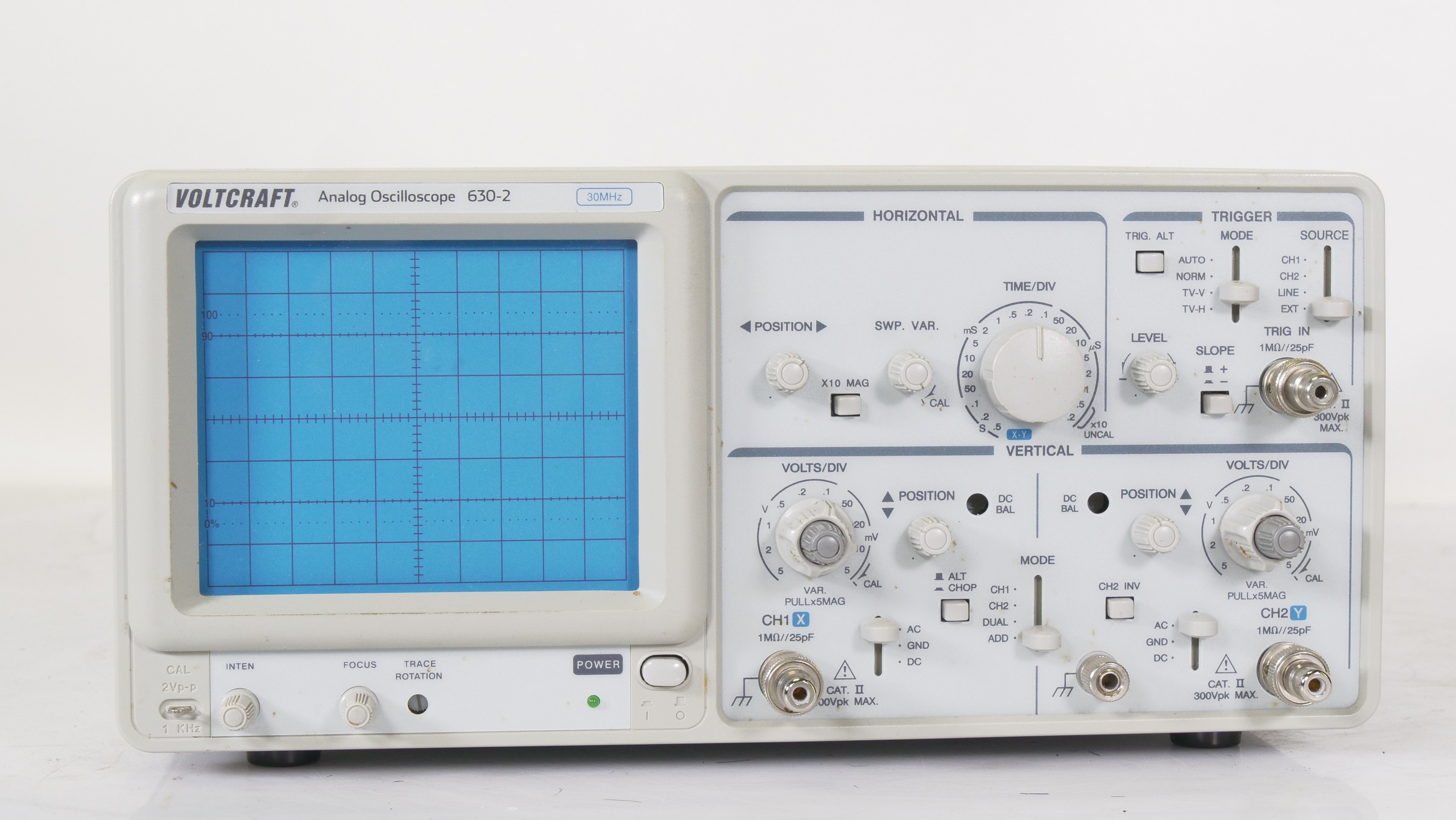 Voltcraft 630-2 Analoge 30MHz Dual-Channel Oscilloscoop - Afbeelding 3
