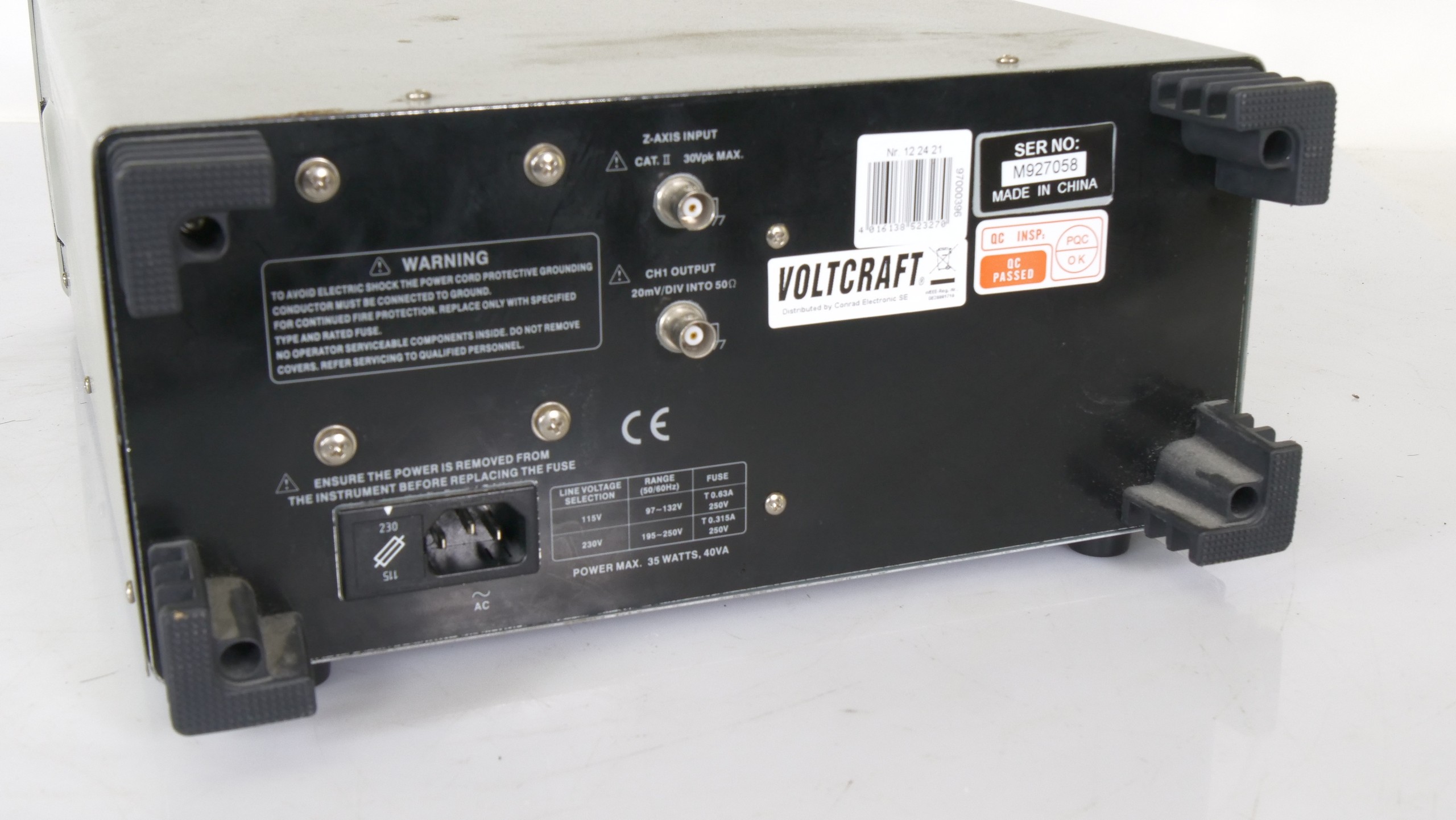 Voltcraft 630-2 Analoge 30MHz Dual-Channel Oscilloscoop - Afbeelding 5