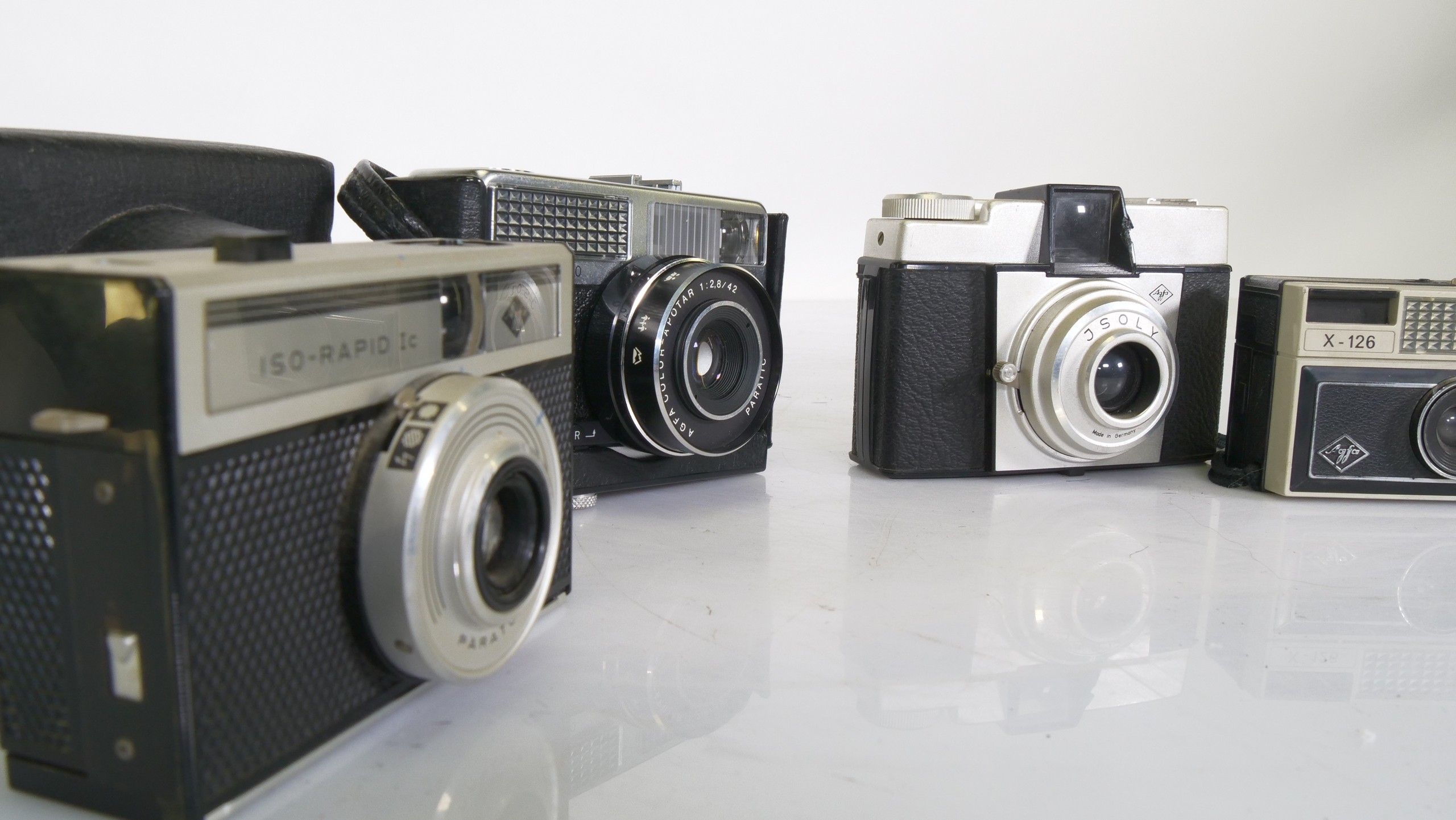 Set van 4 vintage Agfa camera’s (1960s–1970s) - Afbeelding 3