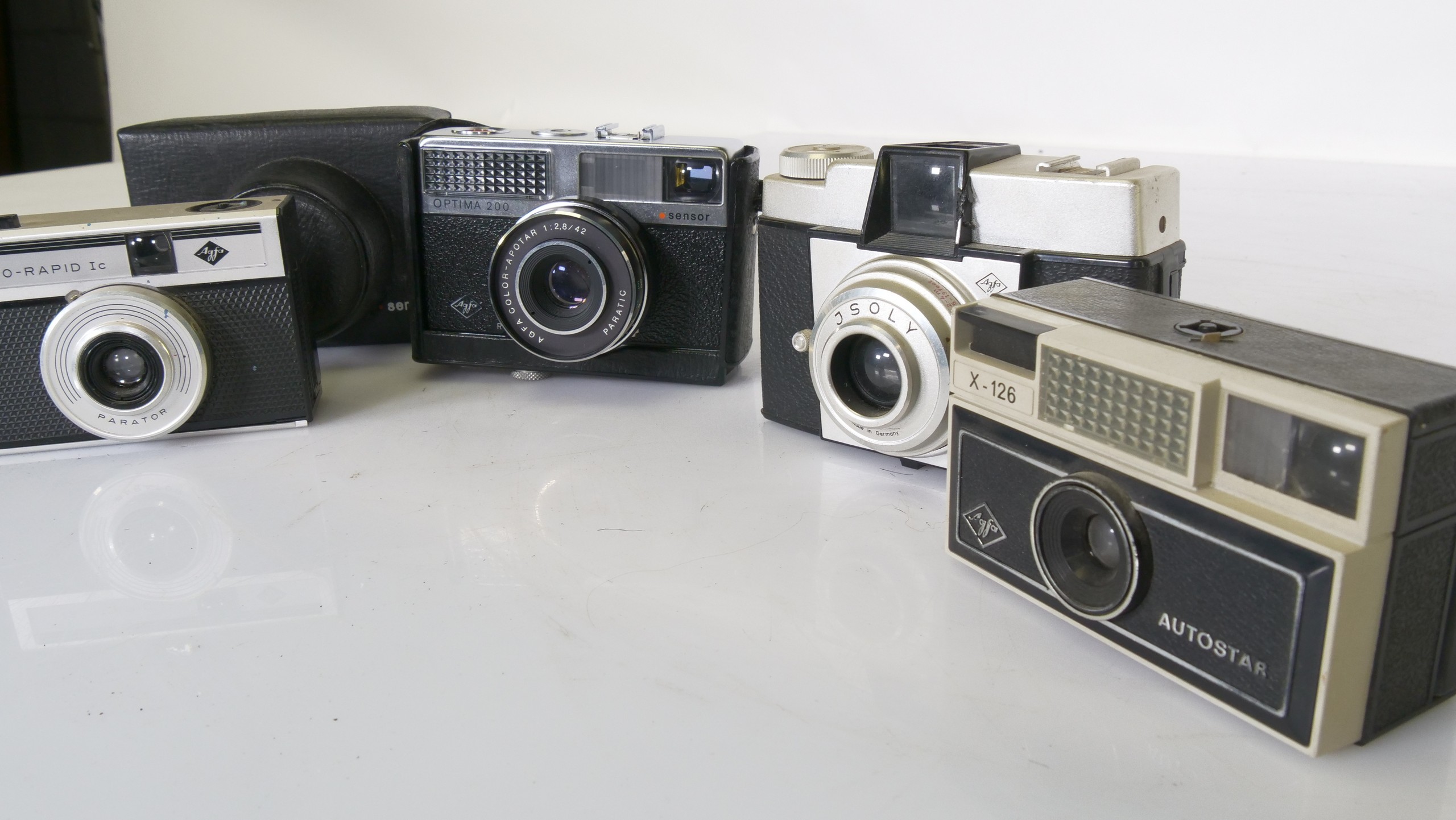 Set van 4 vintage Agfa camera’s (1960s–1970s) - Afbeelding 4