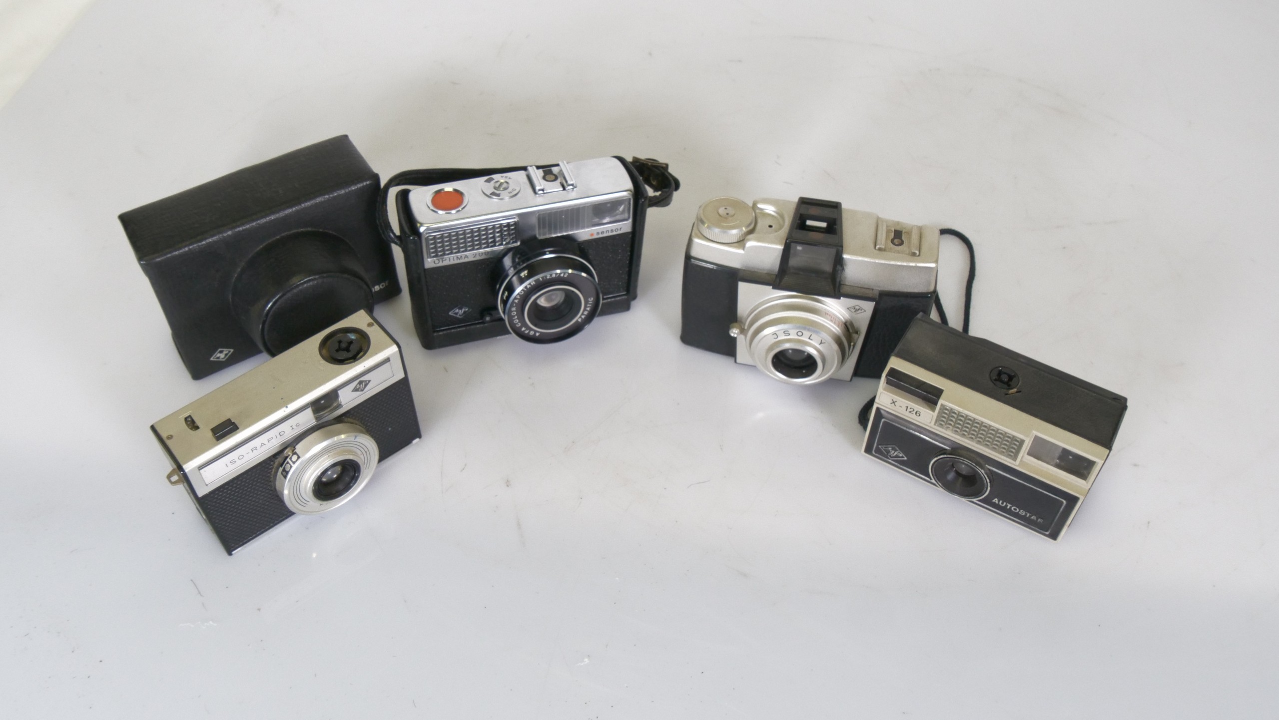 Set van 4 vintage Agfa camera’s (1960s–1970s) - Afbeelding 5