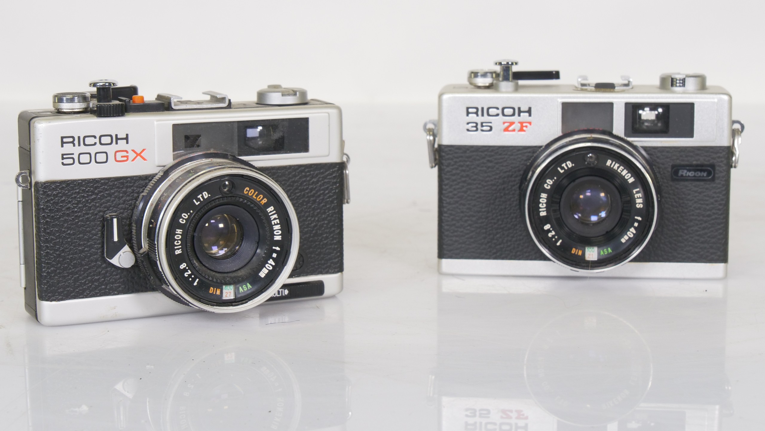 Ricoh 500GX & Ricoh 35 ZF analoge camera set - Afbeelding 2