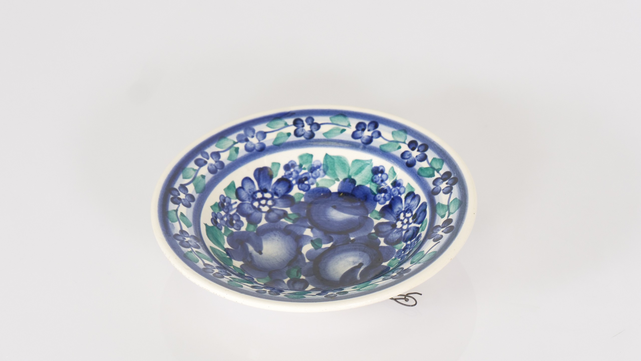 K&G Lunéville Faience Bloemen Schaaltje Frankrijk