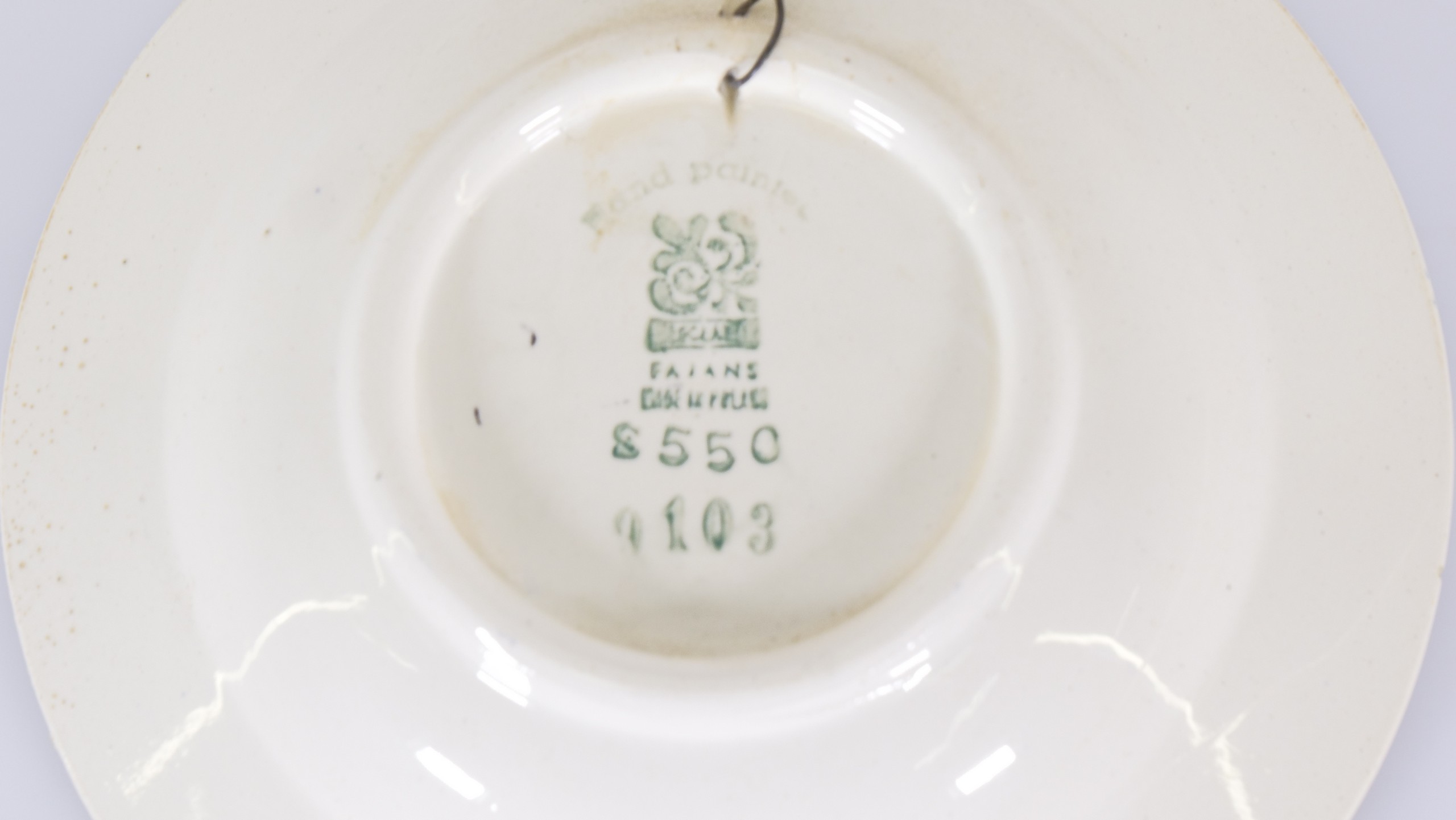 K&G Lunéville Faience Bloemen Schaaltje Frankrijk - Afbeelding 2